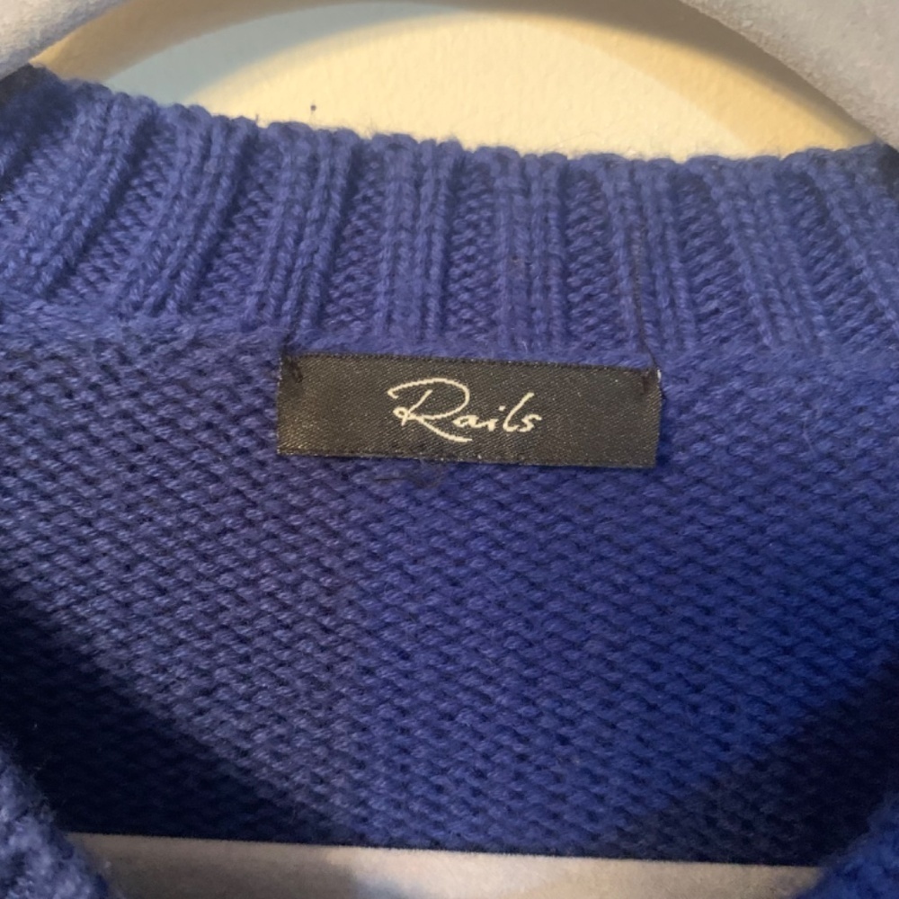 Rails Zoey Celestial Crewneck Sweater In Cobalt Gold Galaxy S - Picture 9 of 14